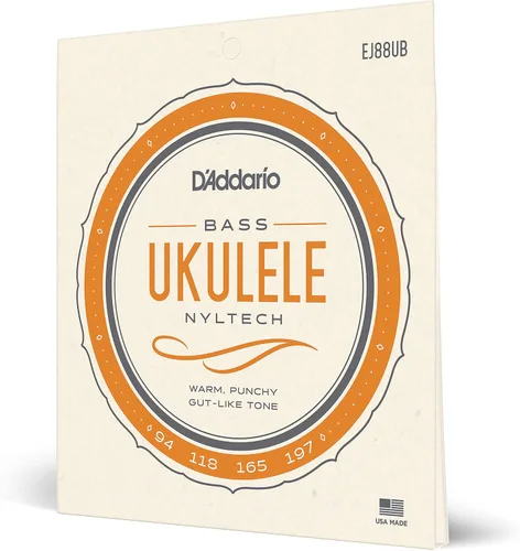 Miniatura 6 de D'Addario Cuerdas de ukelele soprano/concierto, fluorocarbono, EJ99SC, juego de 4 cuerdas, paquete de 1