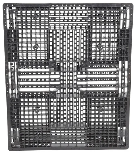 Miniatura 4 de Vestil PLPB-4840 Paleta/patín de polietileno de alta densidad sólido para estanterías 39-1/8 pulgadas x 46-7/8 pulgadas x 6 pulgadas. 8,800 libras.