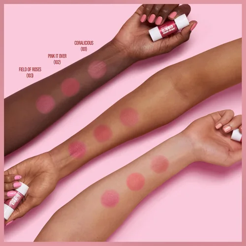 Miniatura 8 de Revlon Gotas de Rubor Brillantes, Rubor Líquido para Mejillas, De Líquido a Polvo Aterciopelado, Brillante, Alto Pigmento, 101 Coralicious, 0.32 fl