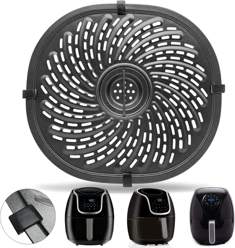 Miniatura 8 de Bandeja de repuesto para freidora de aire, bandeja de repuesto para freidora de aire de 8.7 pulgadas, 5 cuartos de galón, accesorios de repuestos