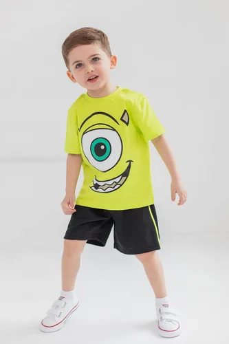 Miniatura 2 de Disney Winnie the Pooh Lion King Pixar Monsters Inc Toddler Boys T-Shirt and Mesh Shorts Outfit Set Toddler to Big Kid