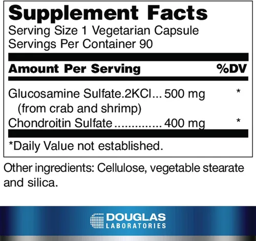 Miniatura 2 de Douglas Laboratories Glucosamine Plus Extra Strength Apoya la salud de los tejidos conectivos y cartílago articular 90 cápsulas