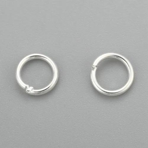 Miniatura 79 de HDSupplies 100 piezas - 4mm de argollas de acero inoxidable 304 de tono negro - Calibre 22 (espesor de 0.6mm)