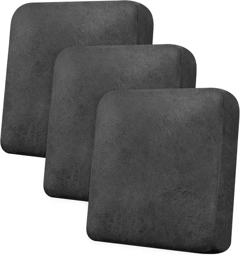 Miniatura 38 de Funda de cojín para sofá con aspecto de cuero, 1 unidad, elástica, para sala de estar, funda de cojín individual para sofá, protector de asiento