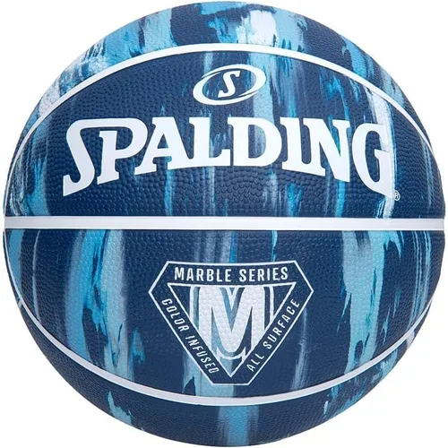 Miniatura 9 de Spalding Baloncesto Basic No. 7 - Mármol de goma Azul