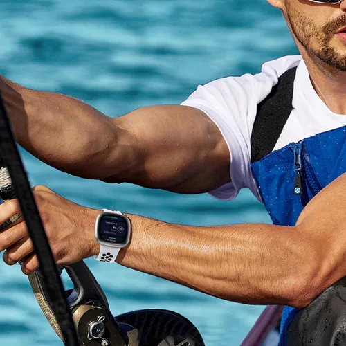 Miniatura 5 de Maledan Correas deportivas transpirables para Fitbit Versa 3/4, Sense/Sense 2, correas de repuesto para hombres y mujeres, accesorios para relojes