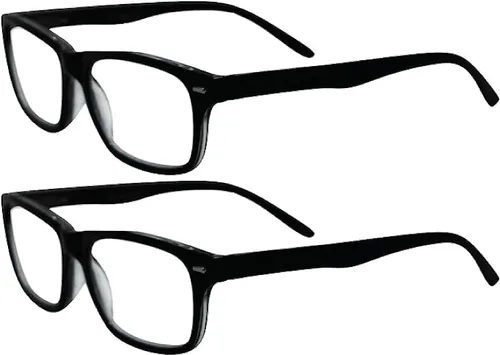 In Style Eyes Seymore - Paquete múltiple de lentes de lectura retro, montura completa, marco ovalado ligero, lente asférica no polarizada