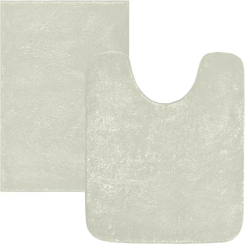 Miniatura 29 de Alfombra de baño amarilla, suave, absorbente, lavable a máquina, juego de alfombras de baño antideslizantes para puerta de baño, dormitorio