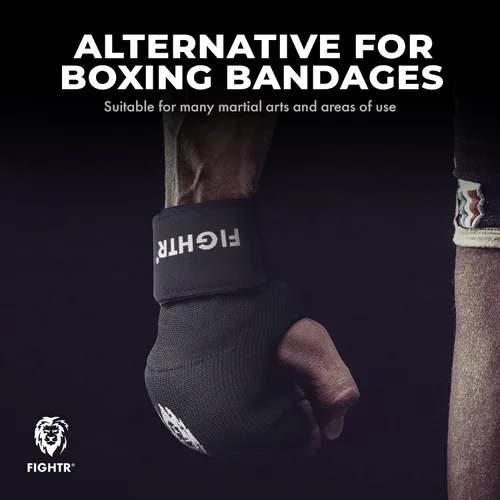 Miniatura 5 de FIGHTR® Guantes interiores premium con gel - Envoltura rápida y mayor estabilidad Vendas de gel para boxeo, MMA, Muay Thai y artes marciales