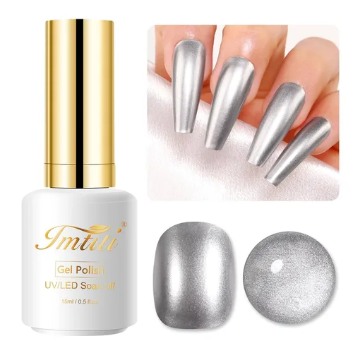 Miniatura 23 de Esmalte de uñas en gel color rosa transparente, 15ml, color rosa translúcido Jelly, esmalte de uñas en gel UV/LED que se absorbe para manicura