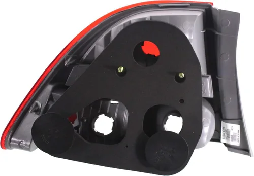 Miniatura 7 de Evan Fischer Lente de luz trasera y carcasa compatibles con Honda Civic 2009-2011 lentes halógenas transparentes y rojas, juego de 2 lentes