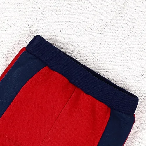 Miniatura 8 de Ropa de bebé niño pequeño sudadera patchwork otoño invierno camisa de manga larga pantalones conjuntos de ropa 3-24 meses