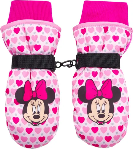 Disney Guantes de esquí de nieve aislados de invierno para niñas Minnie Mouse o Frozen II Elsa Anna niñasniñas Nieve