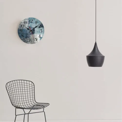 Miniatura 3 de LOKMU Reloj silencioso sin tictac de 10 pulgadas, reloj de pared redondo, decorativo para sala de estar, cocina, hogar, baño, dormitorio, oficina