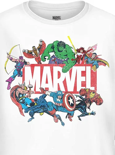 Miniatura 7 de Marvel - Camiseta de manga larga para hombre, Spiderman, Ironman, Capitán América y Hulk Tee Comics de manga larga