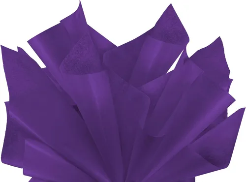 Flexicore Packaging® | Papel de seda para envolver regalo | Tamaño: 15 x 20 pulgadas | 100 hojas | Papel de seda a granel sin ácidos | (morado)