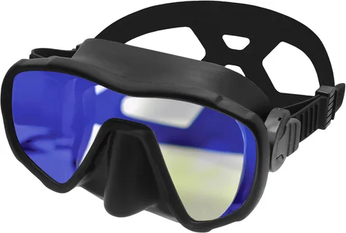 Miniatura 9 de Nami - Máscara de buceo individual sin marco, vista panorámica, UV disponible, buceo, pesca submarina, máscara de snorkel para adultos