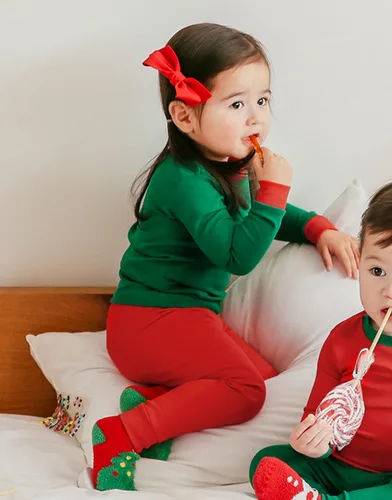 Miniatura 34 de VAENAIT BABY Infant Toddler Kids Adult Couple Family Matching Women Men Christmas Pjs Xmas Holiday Buffalo Plaid Pajama Set