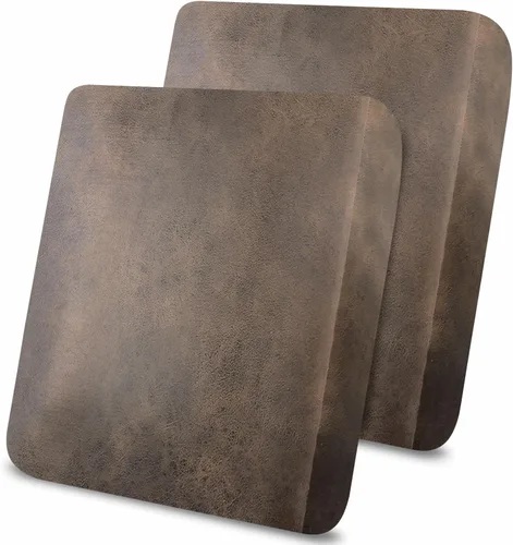 Miniatura 76 de Fundas de cojín tipo cuero para sofá, juego de fundas protectoras de muebles para sillón seccional, sofá biplaza de tela de elastano elástica