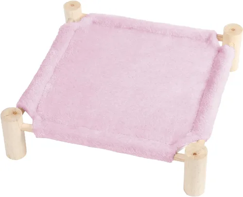 Miniatura 19 de Patas Lague Hamaca Cama para Gatos y Perros Pequeños, Cama Elevada de Madera Transpirable para Mascotas Gatos Conejos con Refrigeración para Arrow