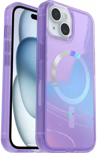 Miniatura 27 de OtterBox Funda Serie Symmetry+ para iPhone 16e, iPhone 15, iPhone 14 y iPhone 13 (SOLAMENTE), Se Acopla a MagSafe, Ultra-Elegante, Bordes Elevados