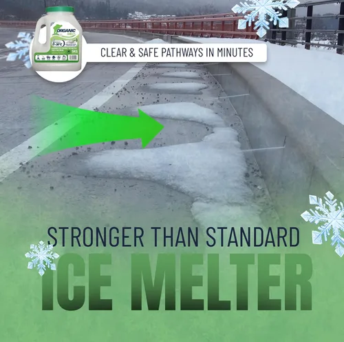 Miniatura 4 de Organic Melt Premium Granular Ice Melt es un producto ecológico y seguro para deshielo de mascotas. Es un gran derretimiento de hielo seguro para 1