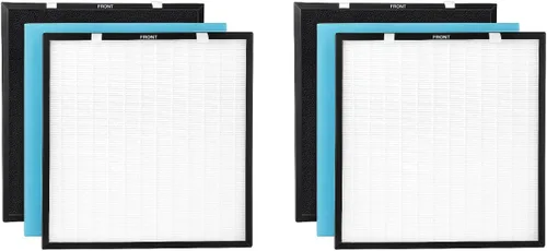 Miniatura 6 de Nispira RFM80 Oran True HEPA/Carbón Activado/Juego de Filtros Preliminares Compatible con Max RFM80 Purificador de Aire OVHM80. 1 Juego