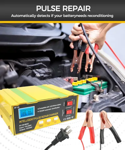 Miniatura 4 de Cargador de batería de automóvil, cargador de batería de 12 V, automóvil de 12 voltios, accesorios de automóvil, cargador de batería de 12 V