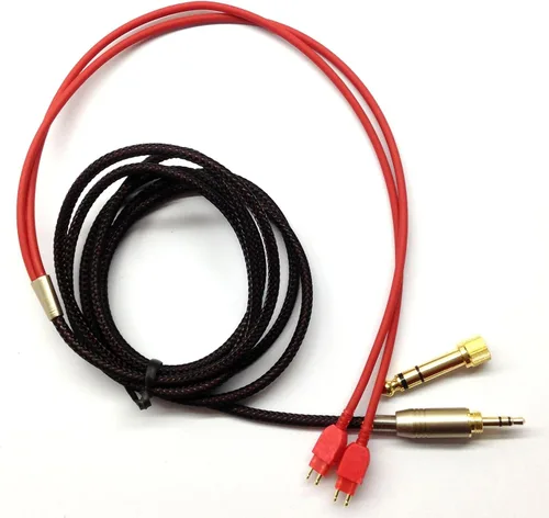 Miniatura 4 de NewFantasia Cable de actualización de audio de repuesto compatible con auriculares Sennheiser HD650 HD600 HD580 HD660S HD660S2 HD58X HD6XX 3.9 ft/4
