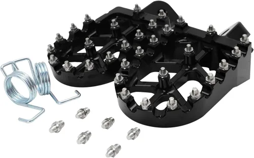 Miniatura 3 de Funparts Estriberas para Dirt Bike Estriberas de Motocicleta Pedales Reposapiés CNC para Apollo RFZ 125 DBX15 X18 X19 Tao Tao DB17 DB27 SSR