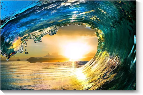 Miniatura 13 de Lienzo decorativo para pared, diseño de palmeras en la playa con temática de paisaje marino tropical moderno, impresión fotográfica sobre lienzo