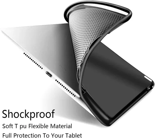 Miniatura 6 de Funda de flamenco rosa para iPad de 10.2 pulgadas, iPad 7ª/8ª/9ª generación, funda de piel sintética premium, con función de encendido automático a