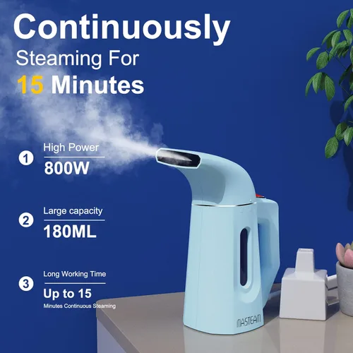 Miniatura 5 de Vaporizador para Ropa Vaporizador, Vaporizador de Camiseta de Mano, Vaporizador de Sombrero para el Hogar y Viajes con Protección de Seguridad