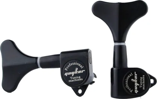Miniatura 3 de Guyker Afinadores de Bajo para Guitarra (2R + 2L) - Clavijas de afinación con relación 1:17, cabezal sellado, reemplazo de máquina de afinación