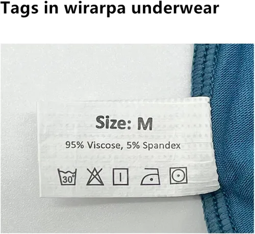 Miniatura 7 de wirarpa Men's Underwear Modal Microfiber Briefs No Fly Covered Waistband Silky Touch Underpants 4 Pack