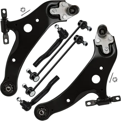 Miniatura 162 de Detroit Axle - Kit de brazos de control de extremo delantero 4WD para Ford 04-08 F-150, 06-08 Lincoln Mark LT, 4 extremos de barra de acoplamiento