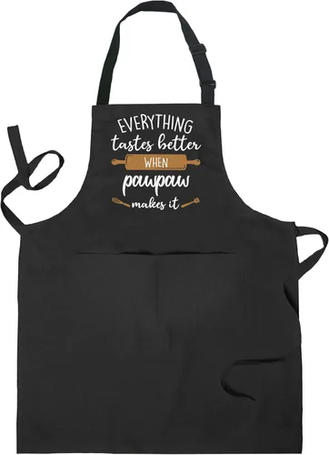 Miniatura 15 de Delantal para abuelo, regalos para abuelos, regalos para abuelos de nietos, delantales de cocina para hombres
