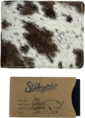 Miniatura 7 de Cartera clásica, tarjeta de visita y soporte para dinero, organizador de bolsillo compacto, estilo vaquero, cuero de grano completo, hecho a mano