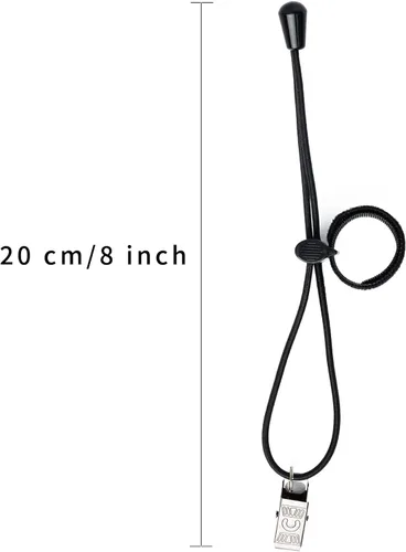 Miniatura 3 de Pinzas para telón de fondo para estudio de video fotográfico, paquete de 12, color negro
