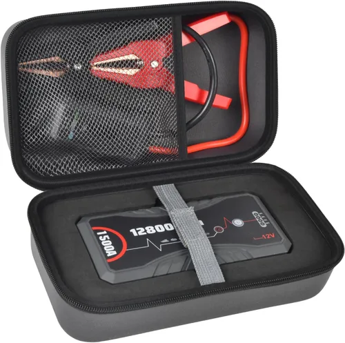 Funda de transporte compatible con NEXPOW Car Jump Starter, se adapta a 1500 A Peak 12800mAh Batería Starter Q10S/T11F, caja de almacenamiento para