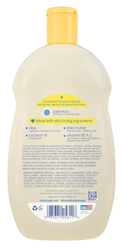 Miniatura 4 de Baby Magic Champú y Gel de Baño Hidratante para Cabello y Cuerpo, 16.5 Fl Oz