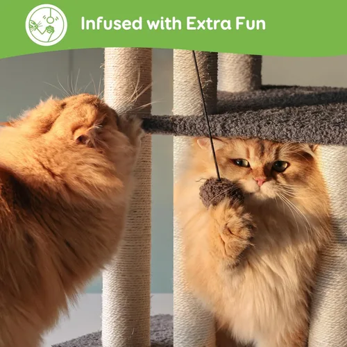 Miniatura 6 de Pawque Escaleras para Perros y Poste Rascador para Gatos, Escalones para Mascotas para Camas Altas y Sofá, Tableros de Alta Resistencia Soportan