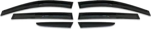 Miniatura 2 de Juego de 6 viseras de ventana para Toyota RAV4 2013 2014 2015 2016 2017 2018 Safe Rain Out-Channel Guard deflector