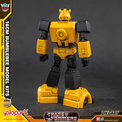 Miniatura 7 de YOLOPARK Transformers G1 Bumblebee - Figura de acción fundida a presión, serie AMK PRO de 6.3 pulgadas, juguetes transformadores altamente