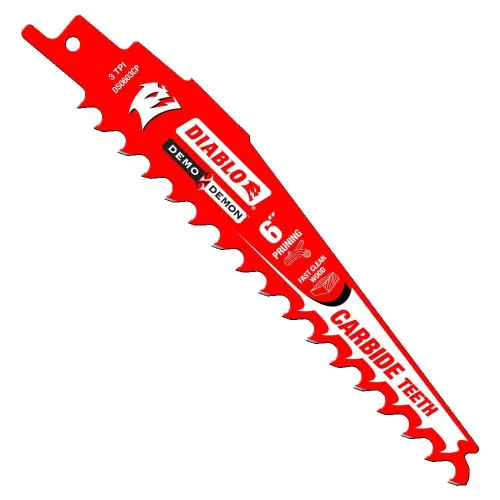 Miniatura 4 de Diablo Steel Demon Hojas de sierra alternantes con dientes de carburo para metal delgado - Vida de corte 50 veces más larga - 6" de longitud, 12 TPI