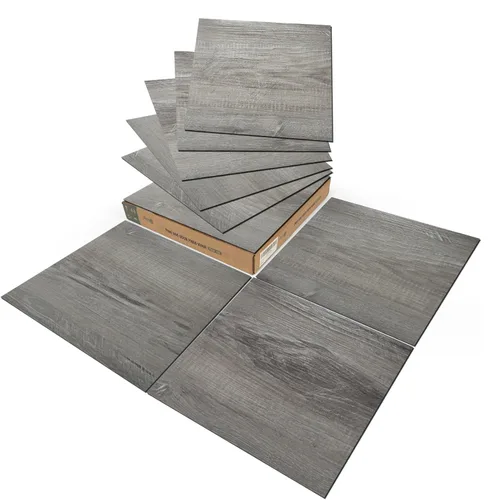 Miniatura 10 de Art3d Azulejos de vinilo para pegar y desprender 30 unidades 30 x 30 cm, Suelos autoadhesivos impermeables con aspecto de tablones de madera