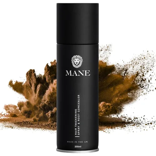 Miniatura 25 de Mane Spray micromineral para engrosar el cabello y espray de retoque de raíces, volumen instantáneo y cobertura de raíces para cabello fino o fino