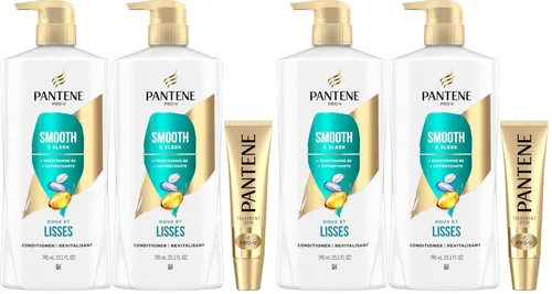 Miniatura 12 de Pantene Acondicionador, renovación diaria de la humedad, nutrientes Pro-V para cabello seco, teñido y lacio, hidratación y suavidad de 72 horas
