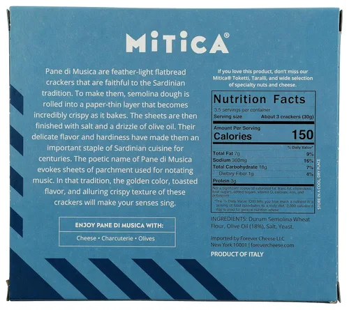 Miniatura 2 de Mitica Pane Di Musica Crackers, 3.52 oz