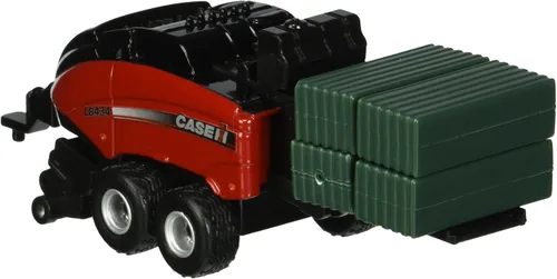 Miniatura 4 de ERTL Dodge Pickup con remolque de fundición y fardos, escala 1:64 ZFN14855